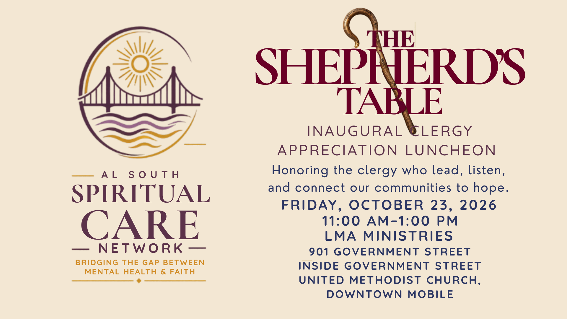 The Shepherd’s Table inaugural clergy appreciation luncheon